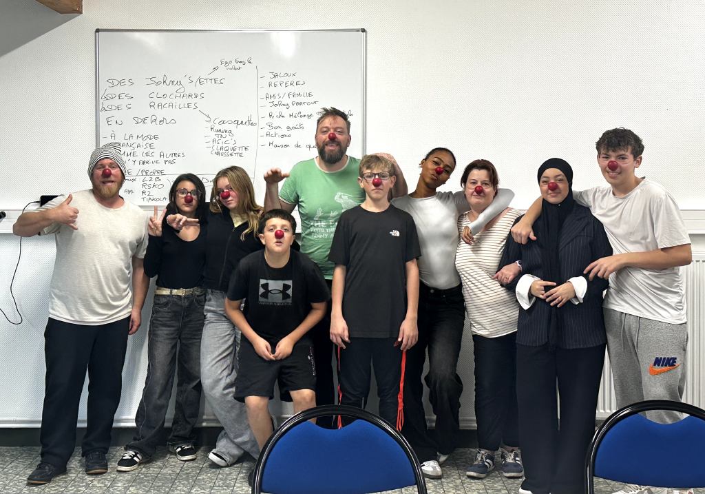 Atelier clown en Quartier Prioritaire